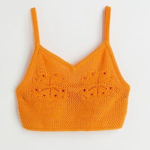 H&M Knitted Crop Top